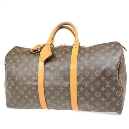 Louis Vuitton Vintage Pre-owned Canvas resvskor Brown, Dam