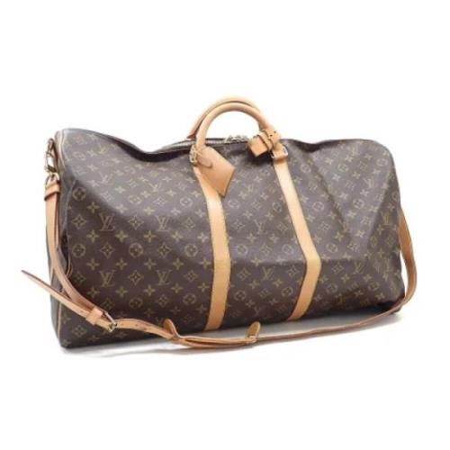 Louis Vuitton Vintage Pre-owned Tyg louis-vuitton-vskor Brown, Dam