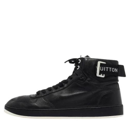 Louis Vuitton Vintage Pre-owned Laeder sneakers Black, Herr