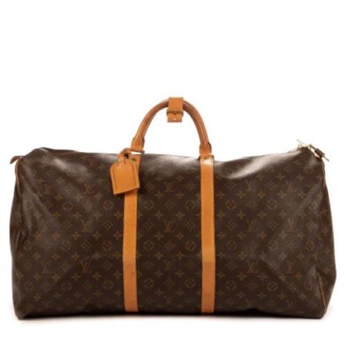 Louis Vuitton Vintage Pre-owned Canvas resvskor Brown, Dam