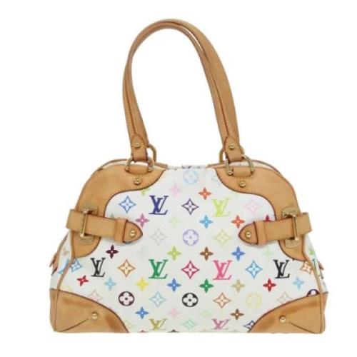 Louis Vuitton Vintage Pre-owned Canvas louis-vuitton-vskor White, Dam