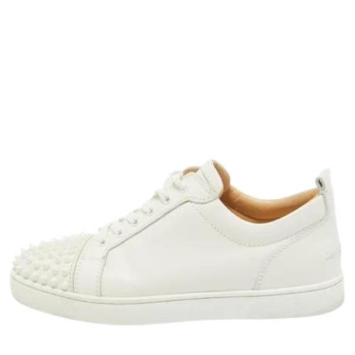 Christian Louboutin Pre-owned Pre-owned Laeder sneakers White, Herr