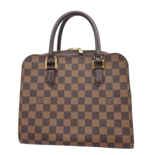 Louis Vuitton Vintage Pre-owned Tyg louis-vuitton-vskor Brown, Dam