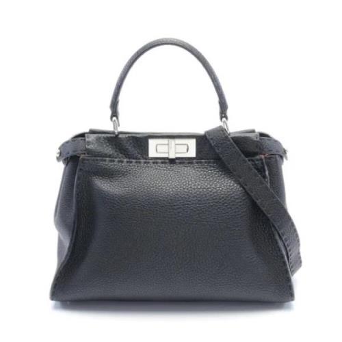 Fendi Vintage Pre-owned Laeder fendi-vskor Black, Dam