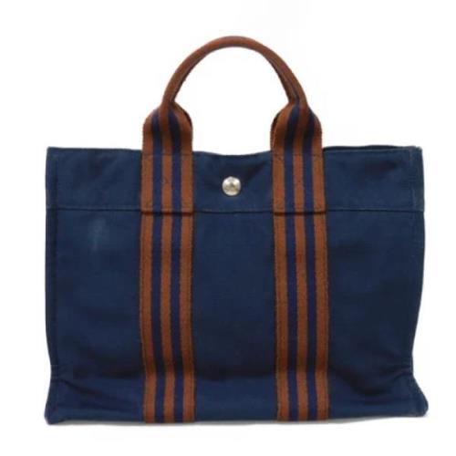 Hermès Vintage Pre-owned Bomull handvskor Blue, Dam