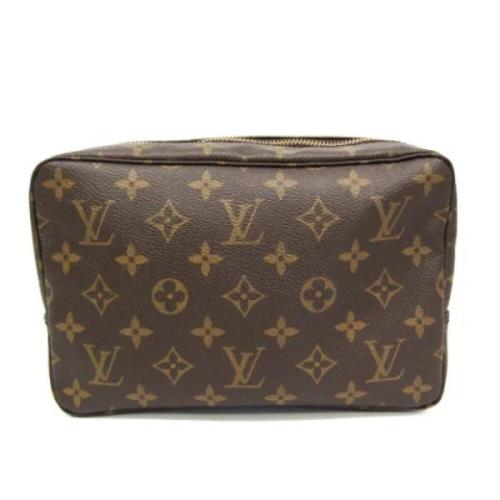 Louis Vuitton Vintage Pre-owned Tyg louis-vuitton-vskor Brown, Dam