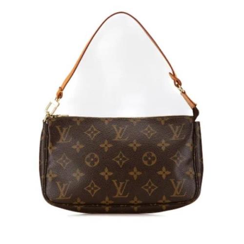 Louis Vuitton Vintage Pre-owned Canvas kuvertvskor Brown, Dam