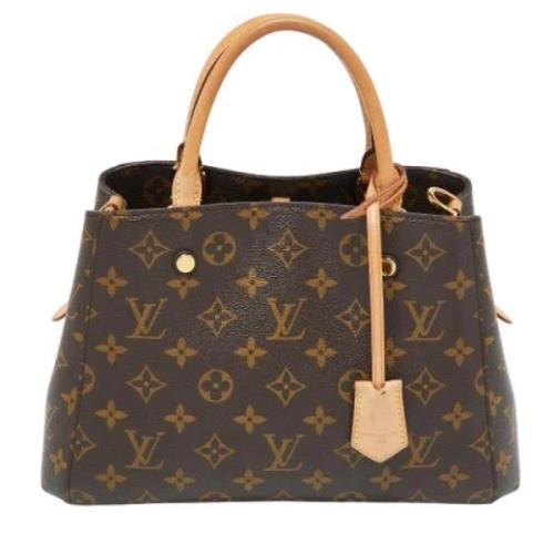 Louis Vuitton Vintage Pre-owned Canvas louis-vuitton-vskor Brown, Dam