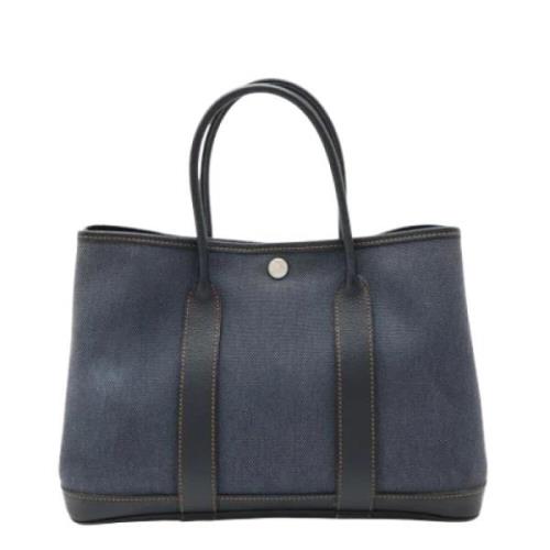 Hermès Vintage Pre-owned Tyg handvskor Blue, Dam