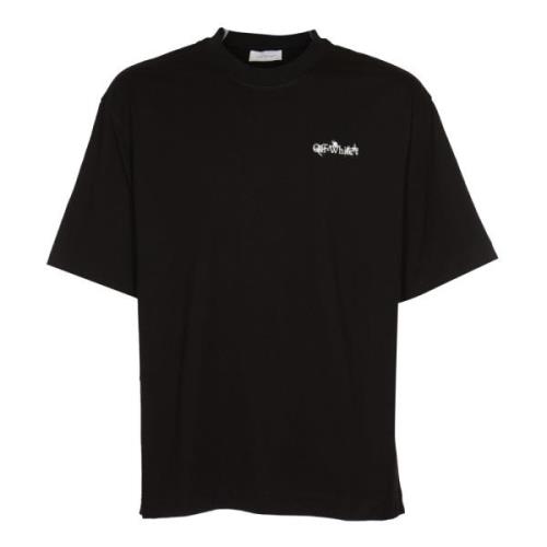 Off White Blomster Pil Skate T-shirts och Polos Black, Herr