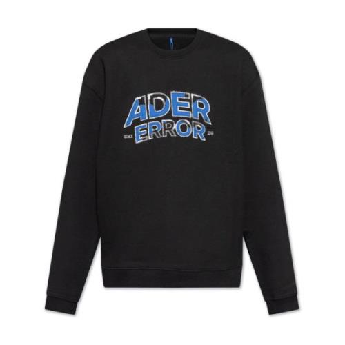 Ader Error Sweatshirt med logotyp Black, Unisex