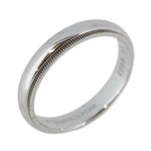 Tiffany & Co. Pre-owned Pre-owned Platina ringar Gray, Herr