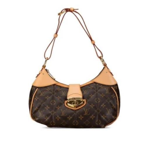 Louis Vuitton Vintage Pre-owned Tyg louis-vuitton-vskor Brown, Dam