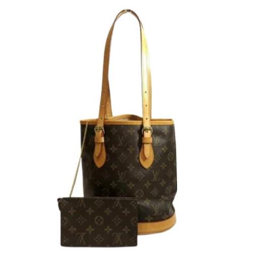 Louis Vuitton Vintage Pre-owned Tyg louis-vuitton-vskor Brown, Dam