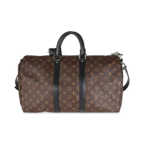 Louis Vuitton Vintage Pre-owned Canvas handvskor Brown, Dam