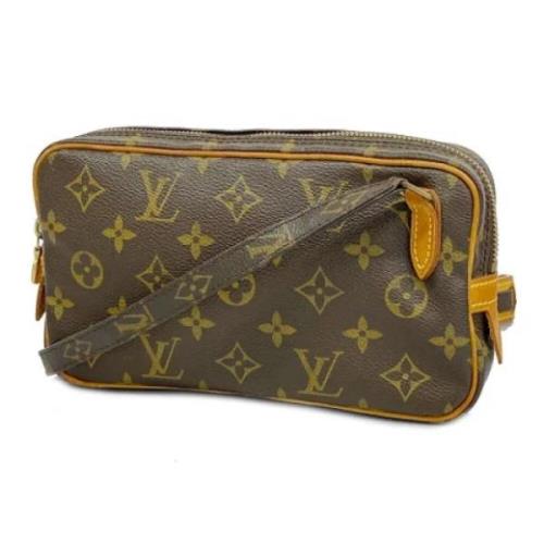 Louis Vuitton Vintage Pre-owned Tyg louis-vuitton-vskor Brown, Dam