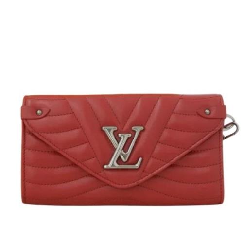 Louis Vuitton Vintage Pre-owned Laeder plnbcker Red, Dam