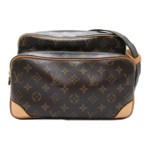 Louis Vuitton Vintage Pre-owned Tyg louis-vuitton-vskor Brown, Herr