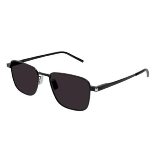 Saint Laurent Elegant Läder Axelväska Black, Unisex