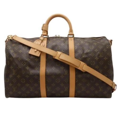 Louis Vuitton Vintage Pre-owned Canvas resvskor Brown, Dam