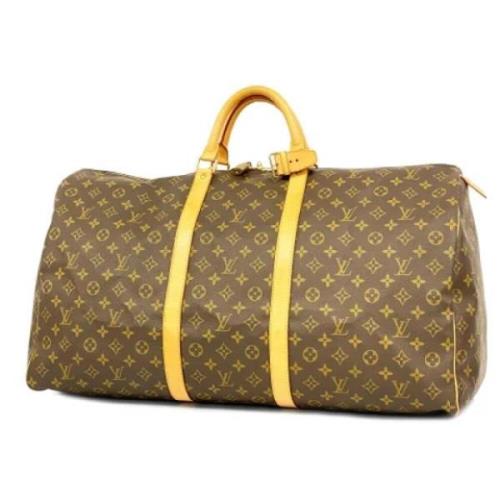 Louis Vuitton Vintage Pre-owned Tyg louis-vuitton-vskor Brown, Dam