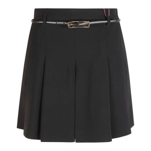 Max Mara Studio Svarta Shorts Abilita Stilren Black, Dam