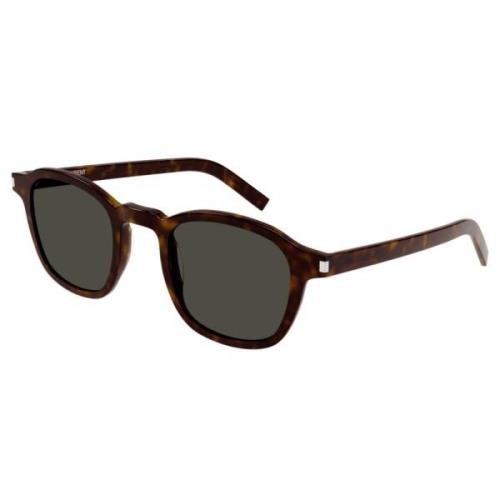 Saint Laurent Slim Svart Läder Axelväska Brown, Unisex