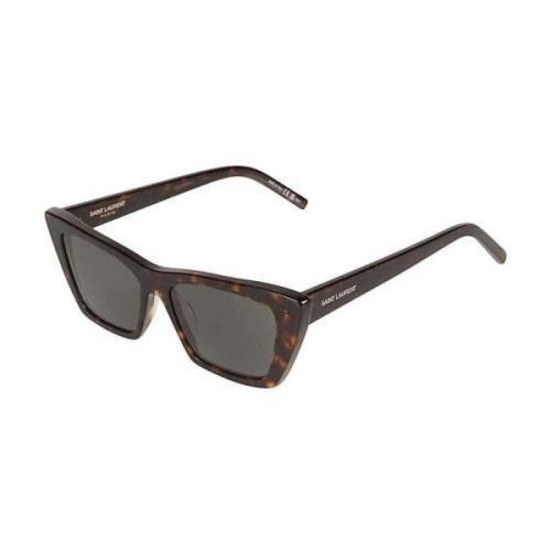 Saint Laurent Mica Stil Solglasögon Brown, Unisex