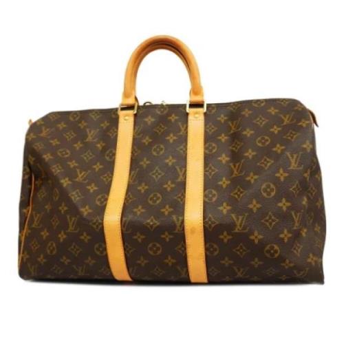 Louis Vuitton Vintage Pre-owned Tyg louis-vuitton-vskor Brown, Dam