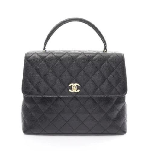 Chanel Vintage Pre-owned Tyg chanel-vskor Black, Dam