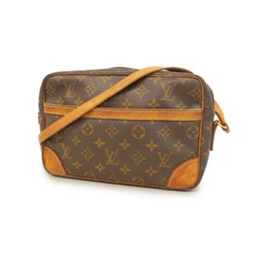 Louis Vuitton Vintage Pre-owned Tyg louis-vuitton-vskor Brown, Dam