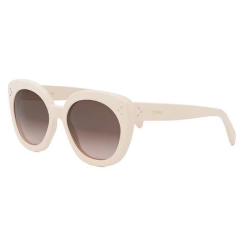 Celine Ivory Brun Gradient Solglasögon Beige, Dam