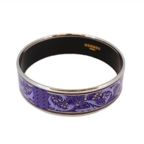 Hermès Vintage Pre-owned Metall armband Purple, Dam