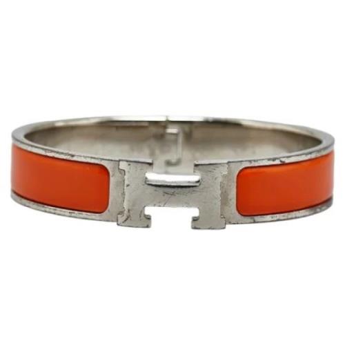 Hermès Vintage Pre-owned Metall armband Orange, Dam