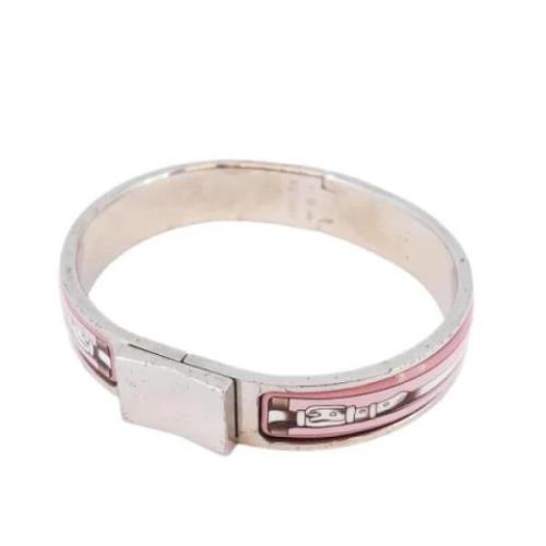 Hermès Vintage Pre-owned Metall armband Pink, Dam