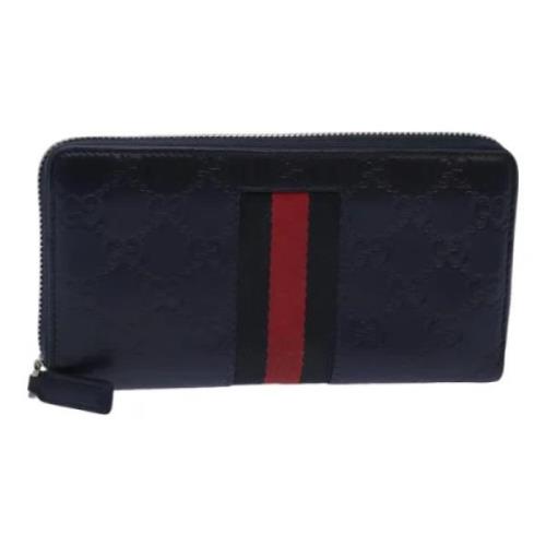 Gucci Vintage Pre-owned Canvas plnbcker Blue, Dam