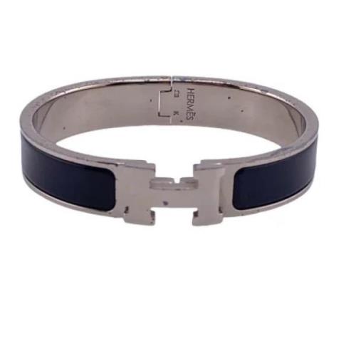 Hermès Vintage Pre-owned Tyg armband Black, Dam