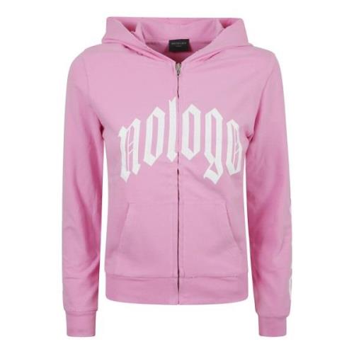 Balenciaga Zip-Up Hoodie Sweaters Pink, Dam