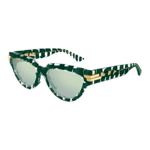 Bottega Veneta Bv1035S 008 Sunglasses Green, Dam