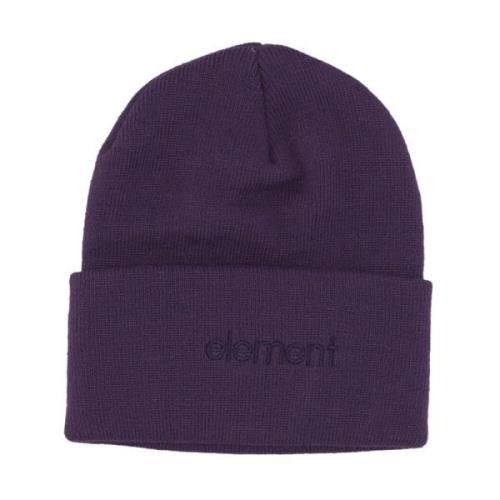 Element Lila Beanie Mössa för Män Purple, Herr