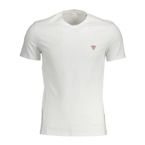 Guess Slim White Rundhals-Tee White, Herr