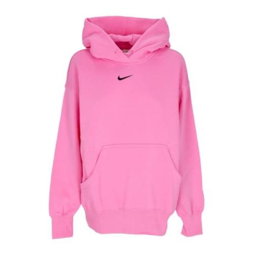 Nike Phoenix Fleece Oversized Hoodie Pink, Herr