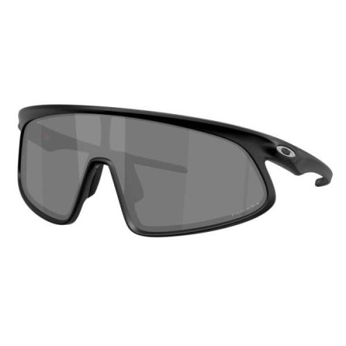 Oakley Matt Svarta Solglasögon med Prizm Black Linser Black, Unisex