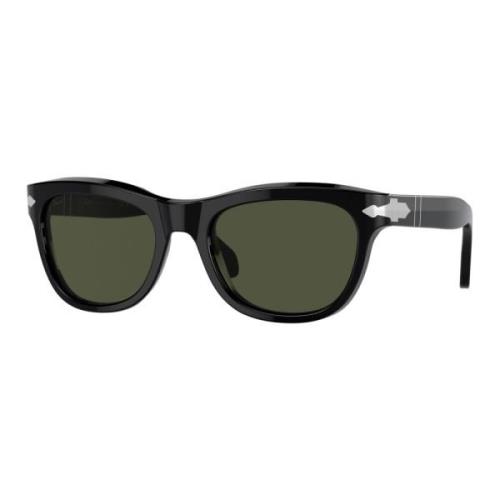 Persol Klassiska solglasögon svart ram Black, Unisex