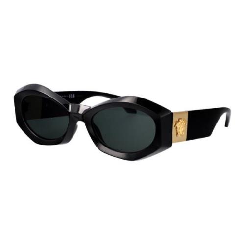 Versace Stiliga solglasögon med modell 0Ve4466U Black, Dam