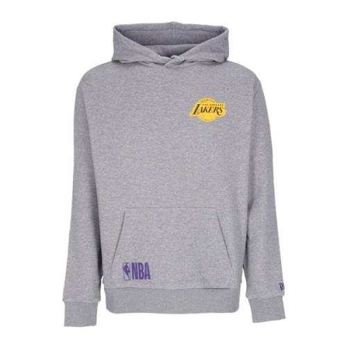 New Era NBA Half Logo Oversized Hoodie Gray, Herr