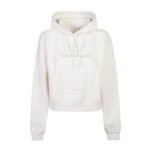 Calvin Klein Jeans Vit Sweater Kollektion White, Dam