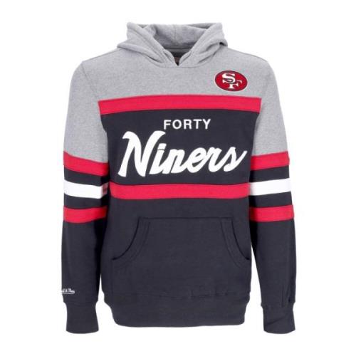 Mitchell & Ness NFL Headcoach Hoodie Svart Multicolor, Herr