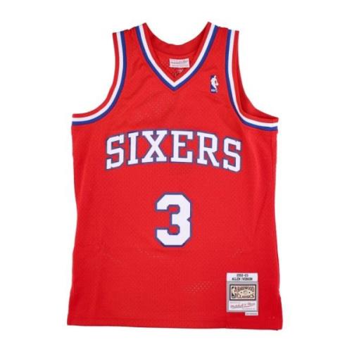 Mitchell & Ness NBA Swingman Basketball Tank Top Red, Herr