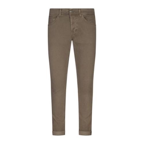 Dondup Gröna George Skinny Fit Byxor Green, Herr